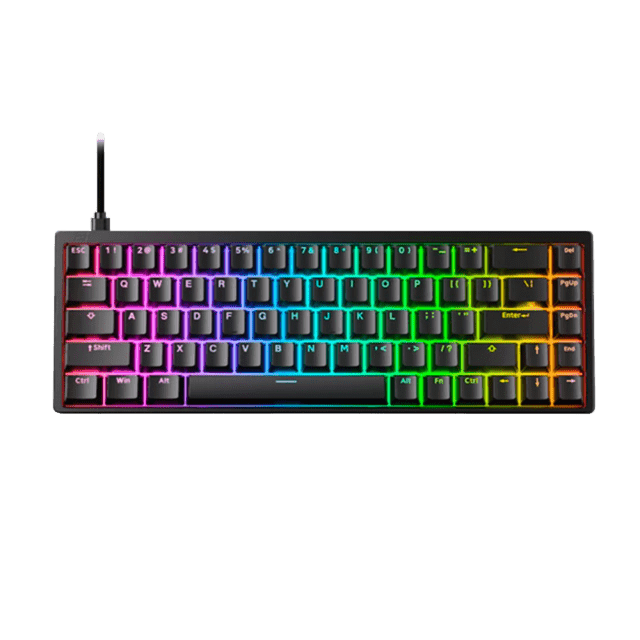 Wooting60HE+ keyboard with RGB lighting